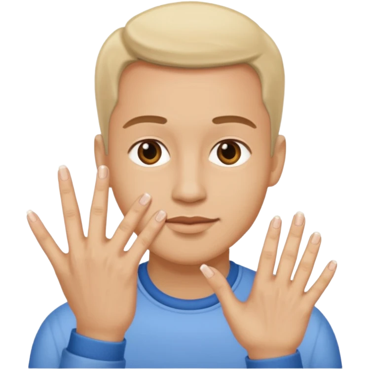 fingernails man emoji