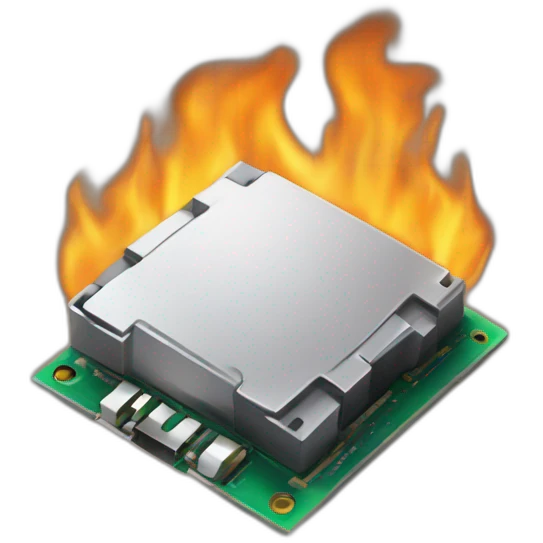 cpu burning emoji