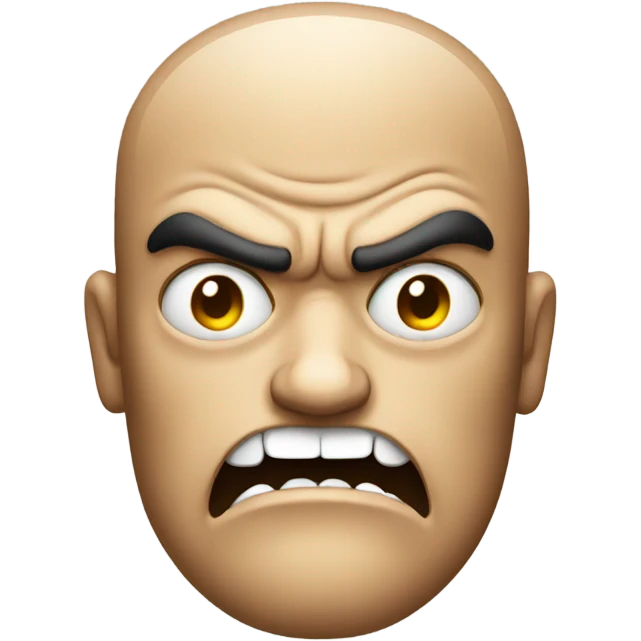 android angry face  emoji