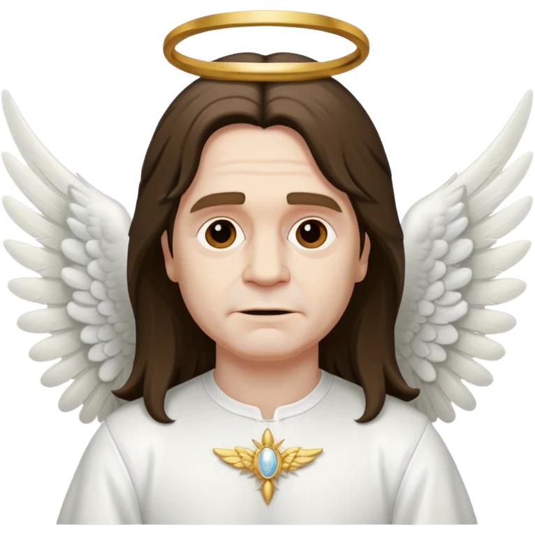 Ozzy Osbourne as an angel emoji