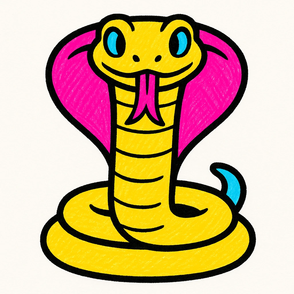King cobra emoji