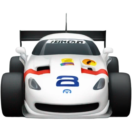Race car emoji