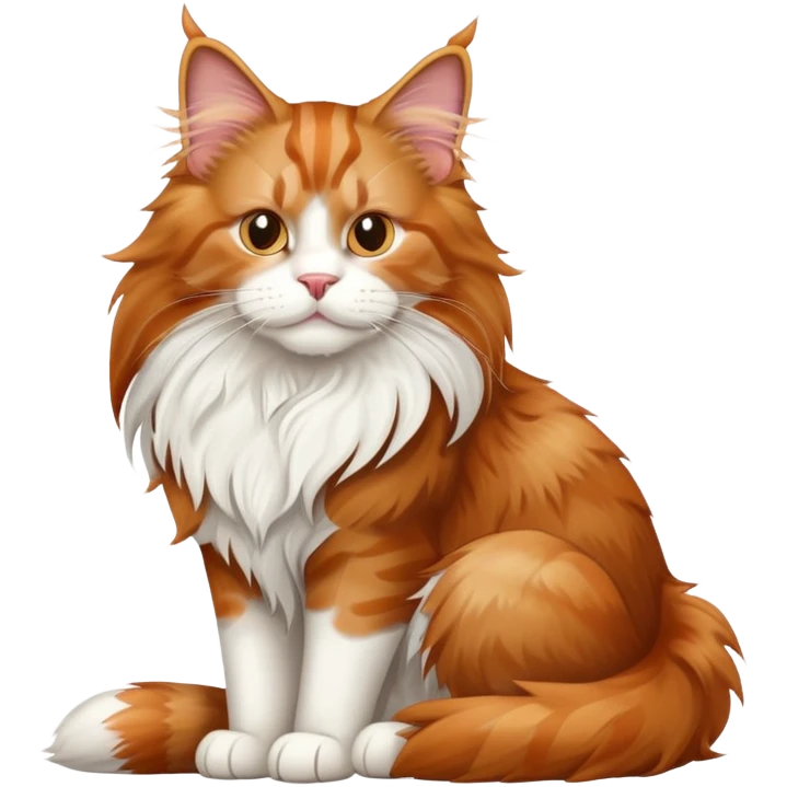 fluffy maine coon cat emoji