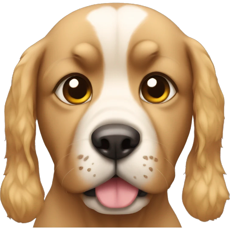 perro con cachos emoji