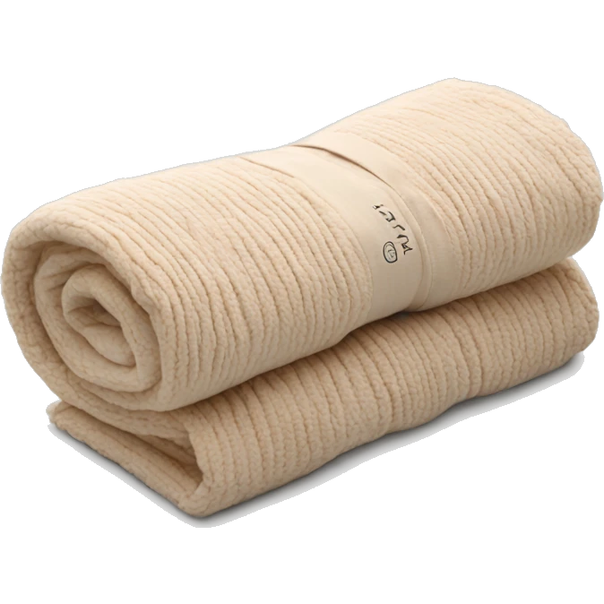 Bundle blanket beige emoji