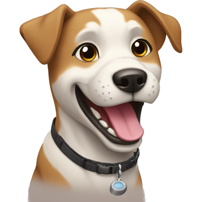 Perro cantando  emoji