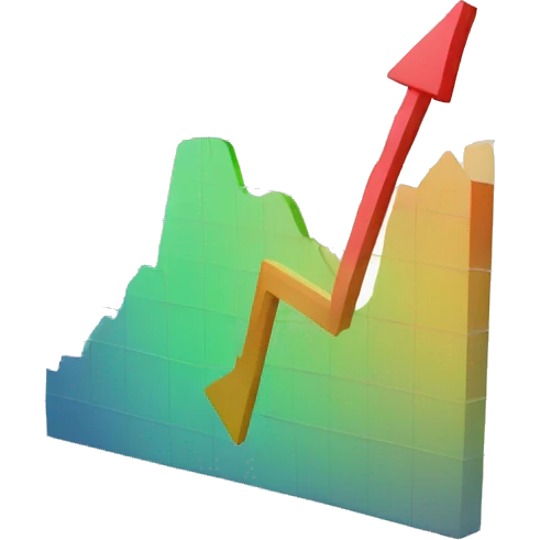 stock chart going up emoji