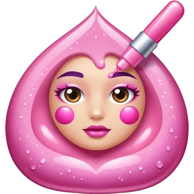 glitter liquid blush product emoji