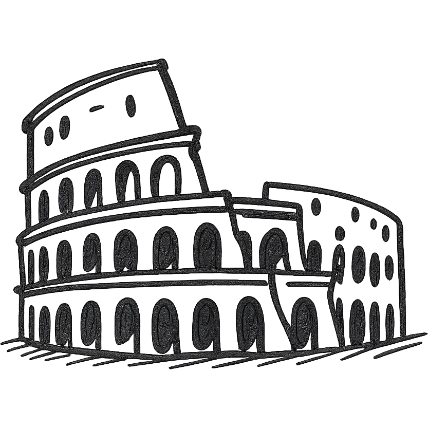 the Colosseum emoji