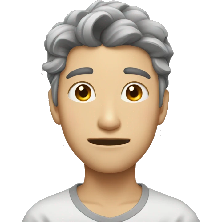 뿔달린 초록색 해골 emoji