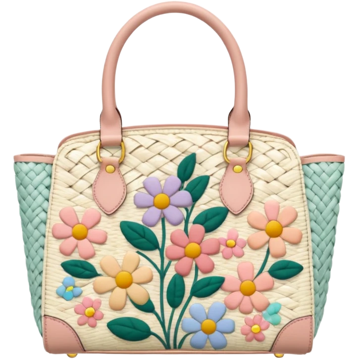 Cute cute Cottagecore style handbag emoji