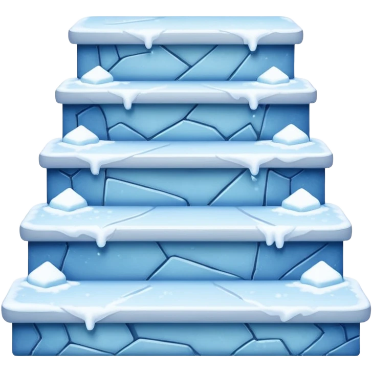 snow steps emoji