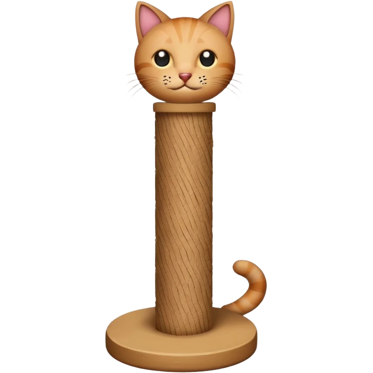 cat scratching a post emoji
