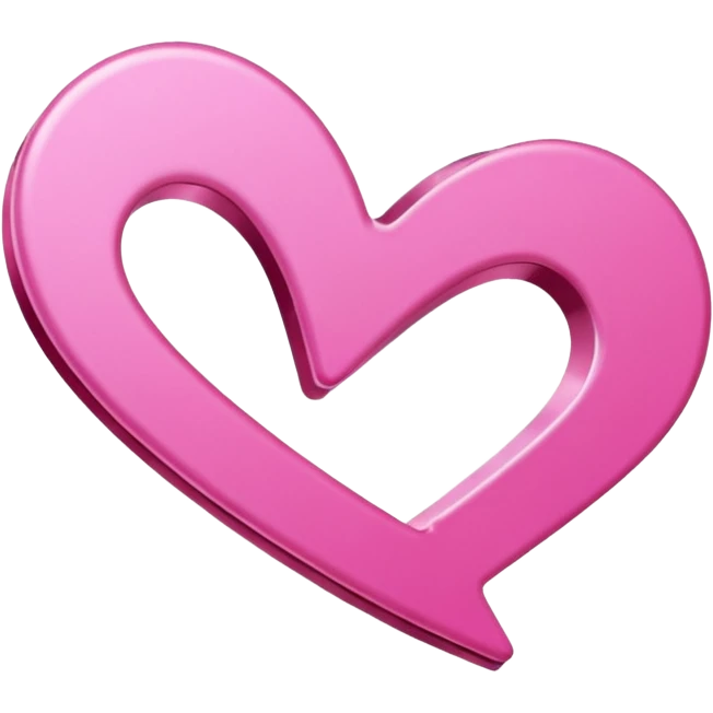 Pink Hair clips  emoji