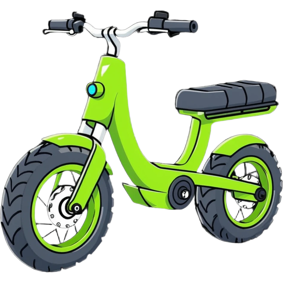 Rugged Monster class Chinese electric bicycle with thick tires and powerful frame emoji