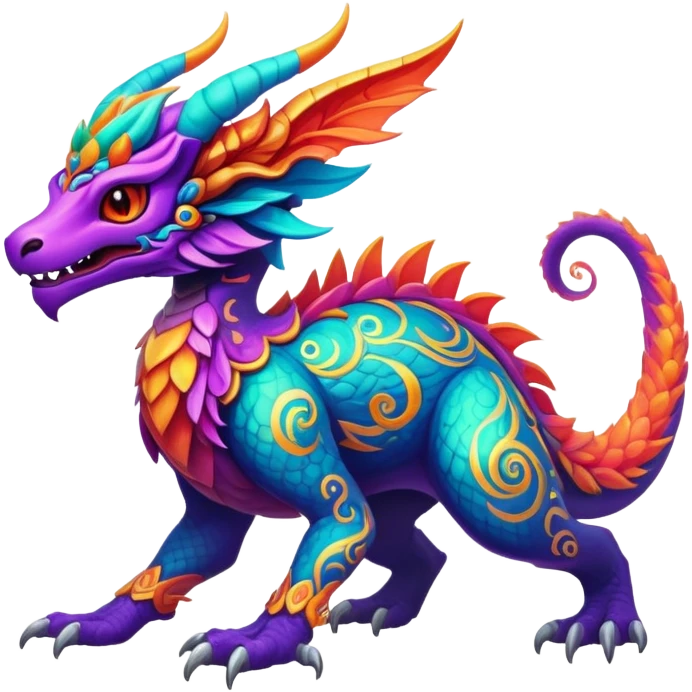  legendary complex detailed aesthetic-Fakémon-creature-scenery emoji