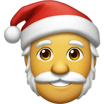 Santa hay emoji