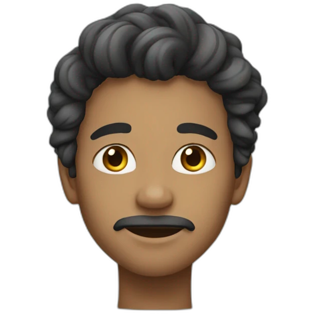 Someone with beautiful hair and jaw emoji