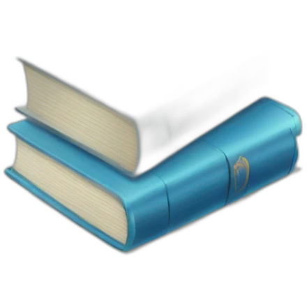 Book blue emoji