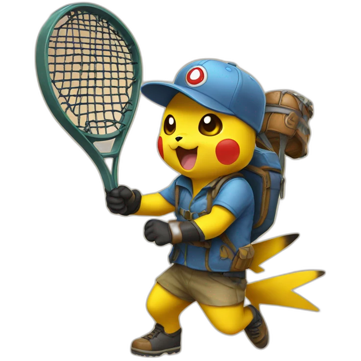 Pikachu catcher emoji