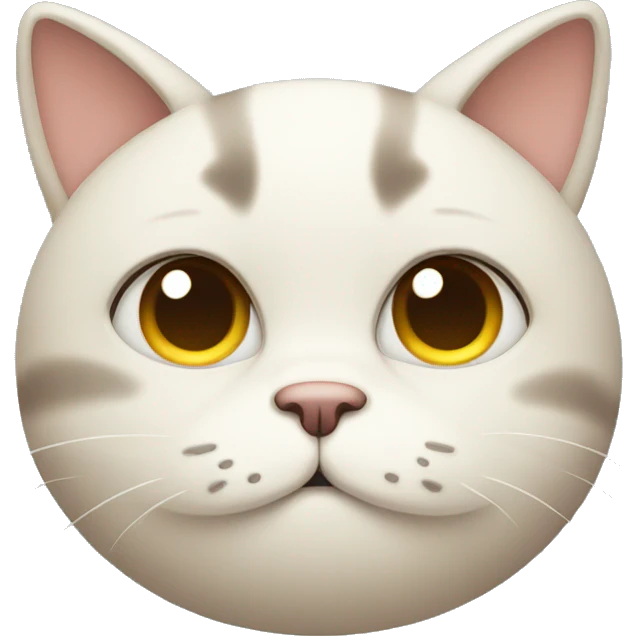 Sad cat sleepy emoji