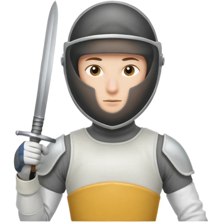 fencer with sword stance emoji