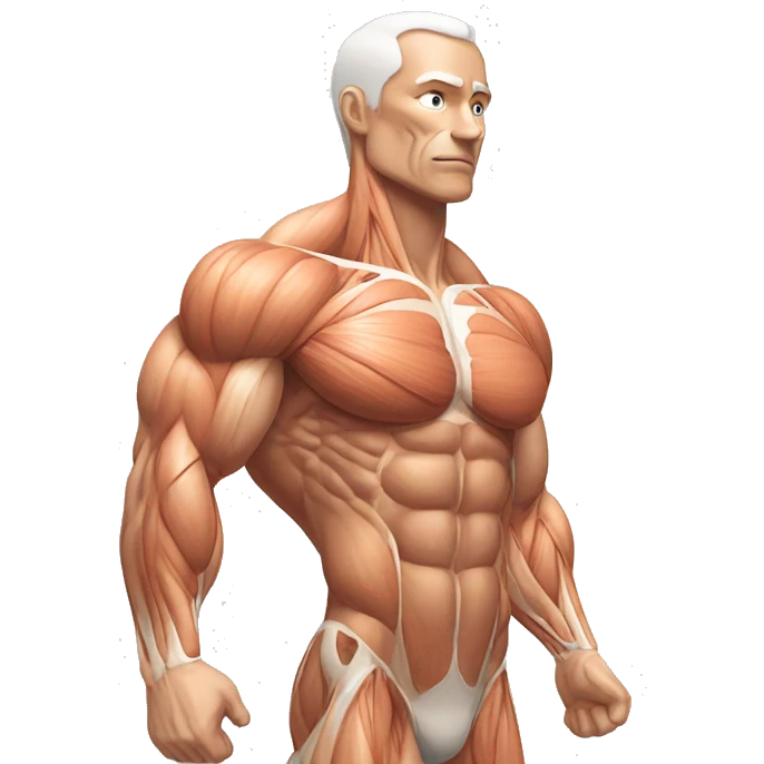 Muscle anatomic structure emoji