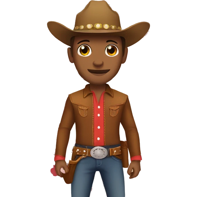 Cowboy on red carpet  emoji