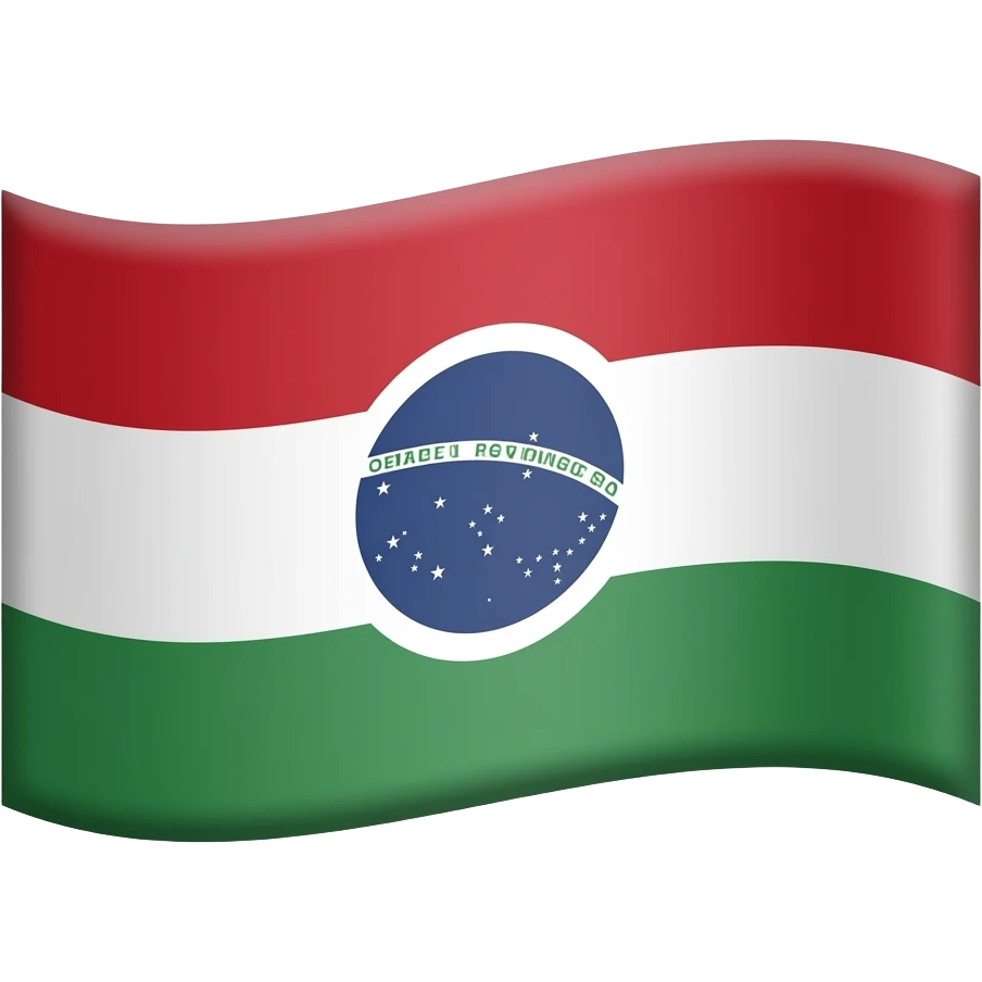 Bandeira vermelha do estado do pará emoji