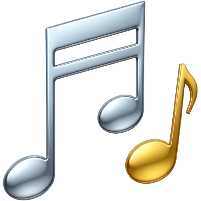 music notes chrome emoji