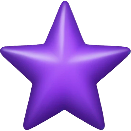 Purple star  emoji
