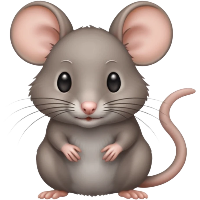 gray rat alert, long tail emoji