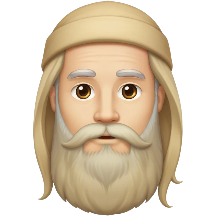 With long beard properly  emoji