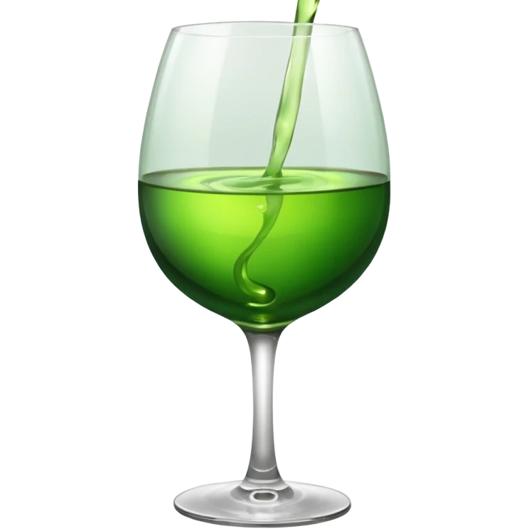 green wine emotivon emoji