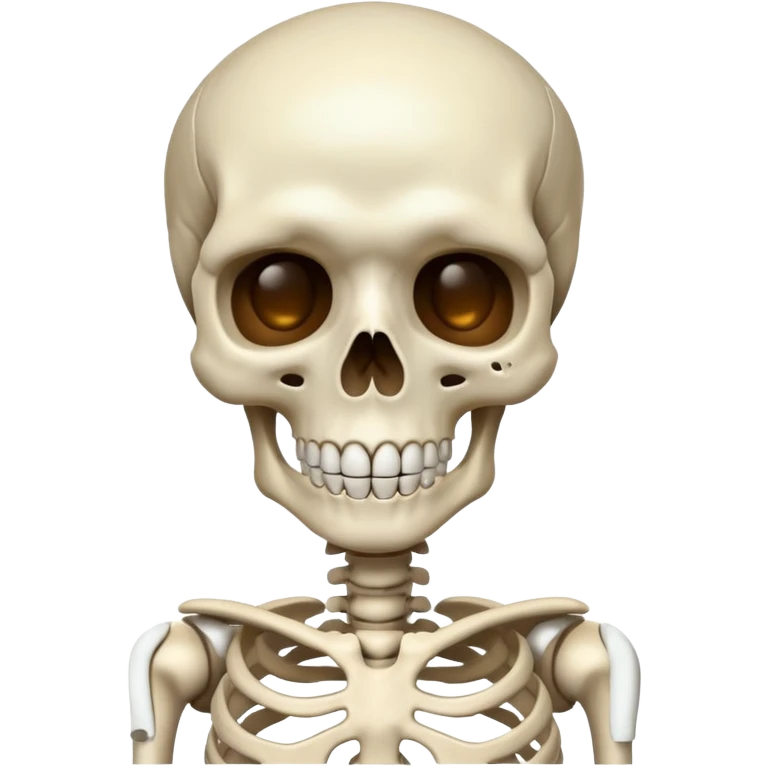 Mewing skeleton emoji