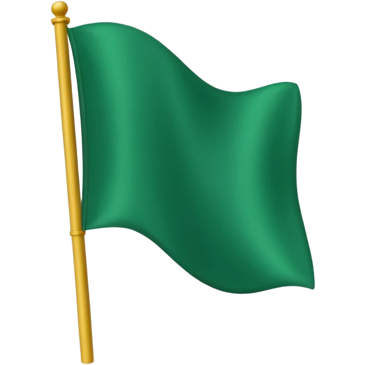 green flag waving emoji