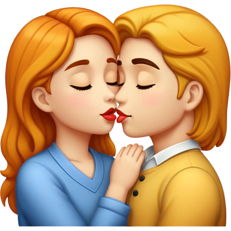 What does a kiss send emoji