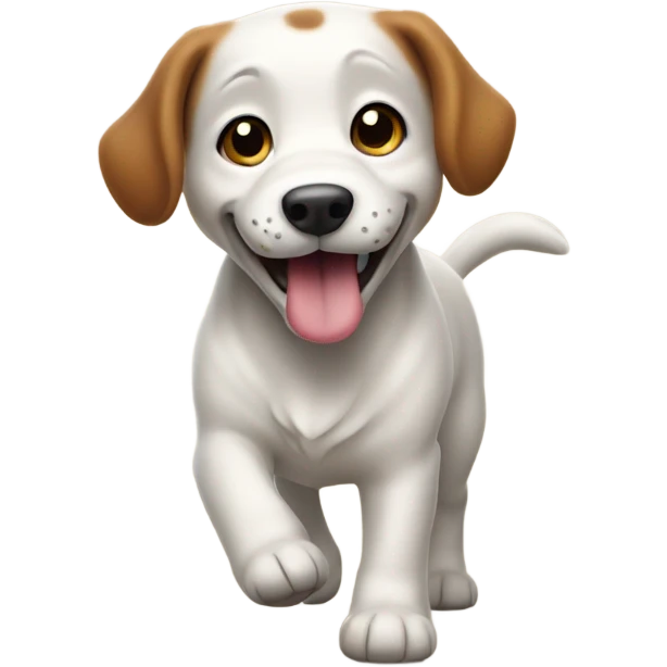 Dog strolling emoji
