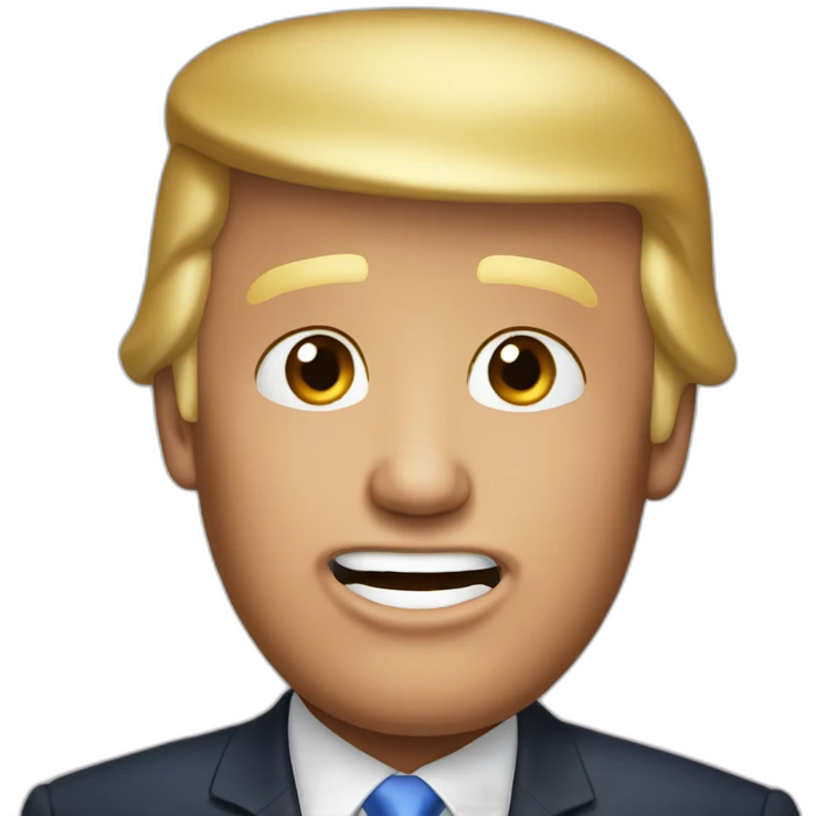 Donald Trump surprise emoji
