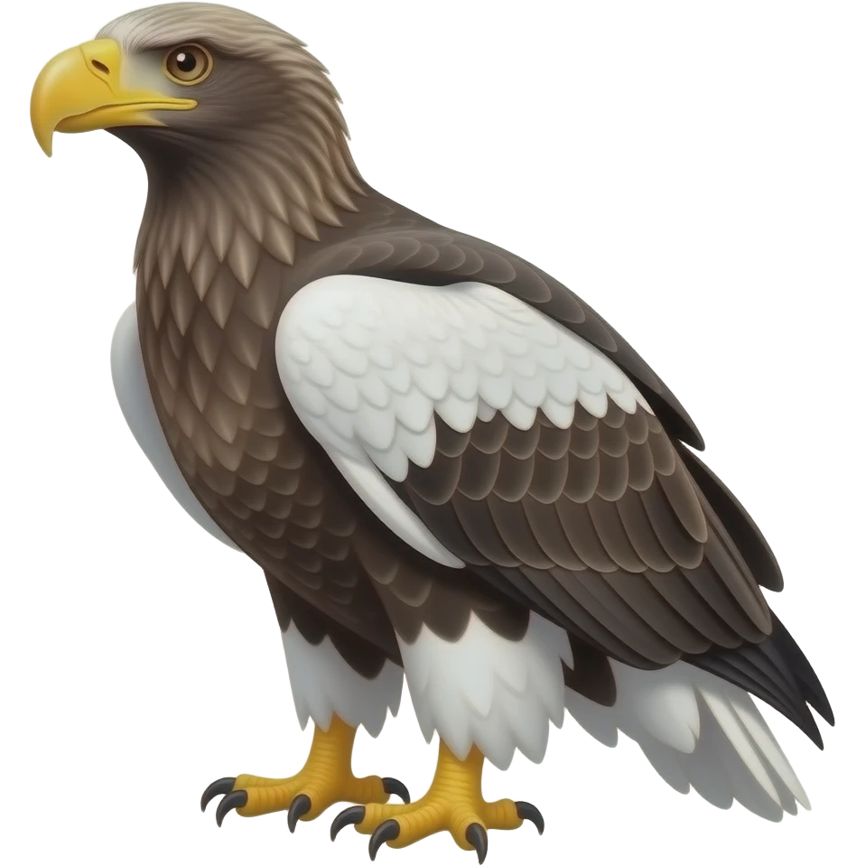 A Stellar's sea eagle emoji