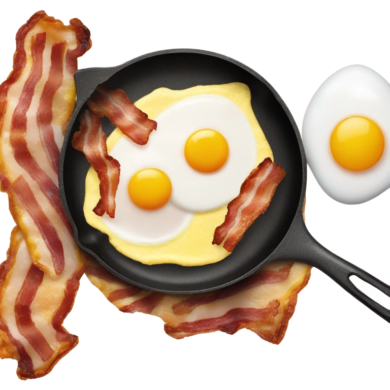 Eggs and bacon emoji