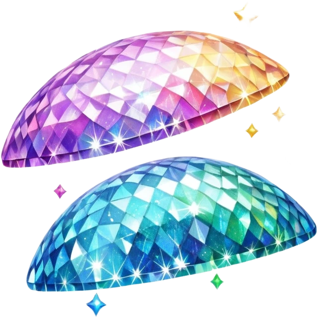 three AI-style sparkles in a group, each sparkle displays a different fabric pattern texture, modern design emoji