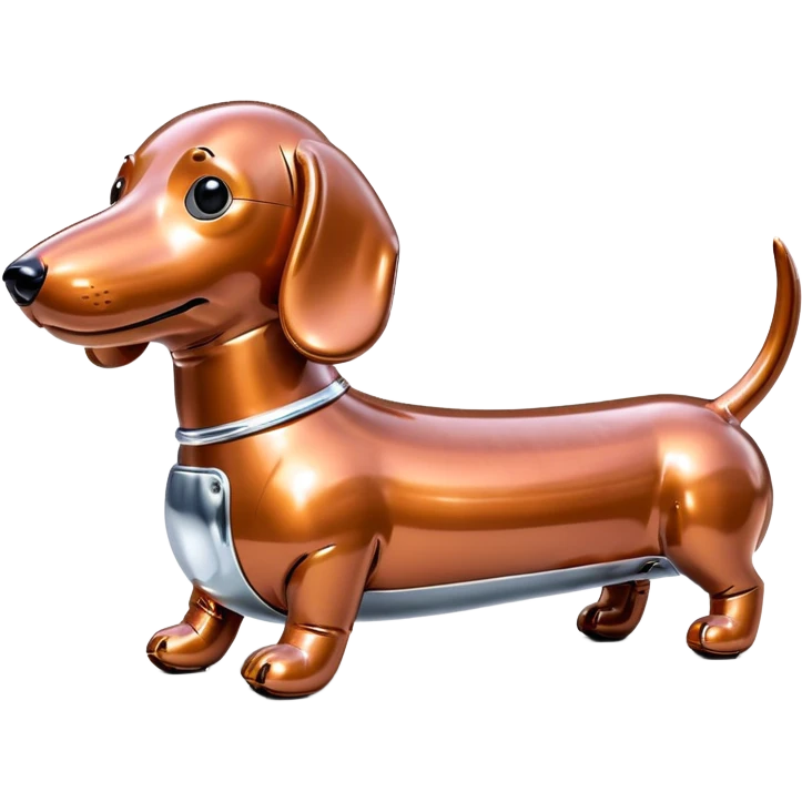SPAM meat jeff koons style inflatable dachshund shund art sculpture emoji