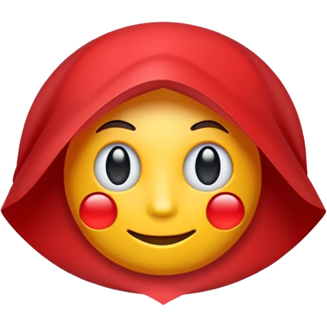 Planilha vermelha com papel emoji
