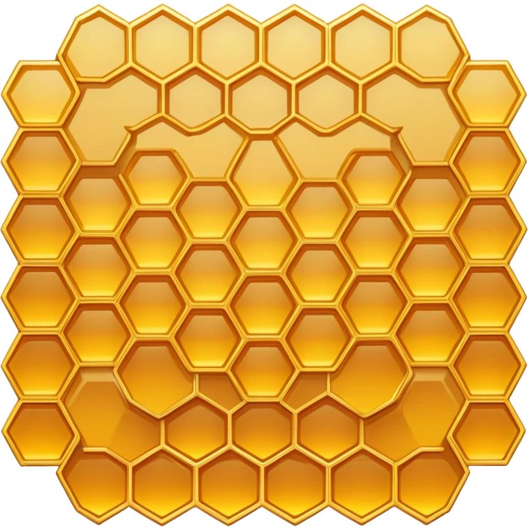 Aesthetic honey comb emoji