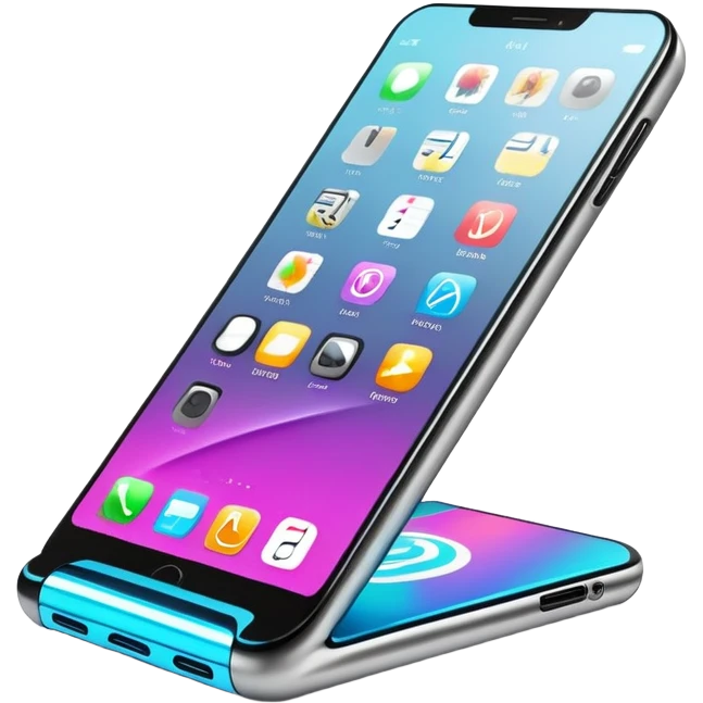 Hyper Futuristic phone emoji
