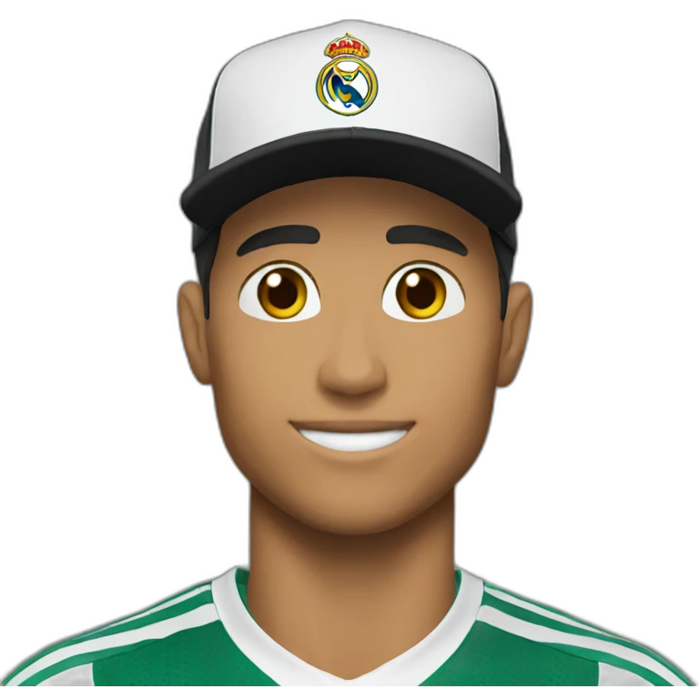 Emoji with CR7 Cap emoji