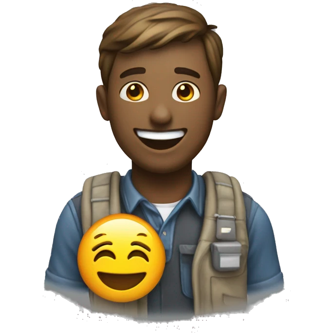 software Developer being happy integrating emoji