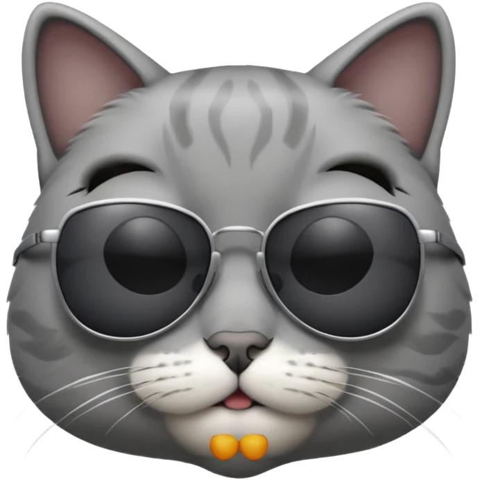 Cat wearing sunglasses emoji