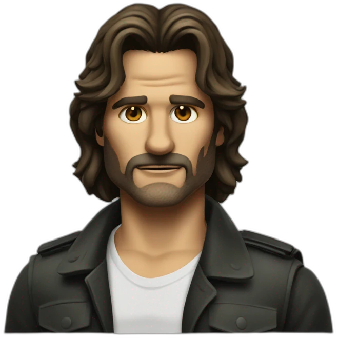Snake plissken as a snake emoji